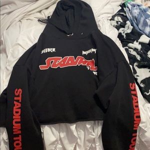 Cropped Justin Bieber Hoodie